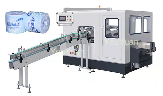 HMI Control Tissue Paper Cutting And Packing Machine Dia 500mm