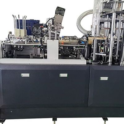 80-100pcs Per Min Tissue Converting Machine Automatic Paper Cup Machine 8KW