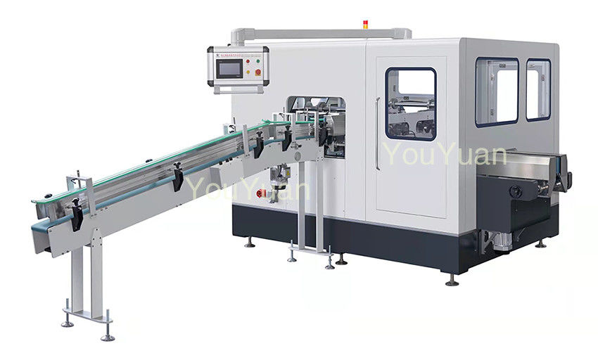 PLC HMI Dia 500mm Toilet Roll Tissue Paper Packing Machine 120 Rolls Per Min