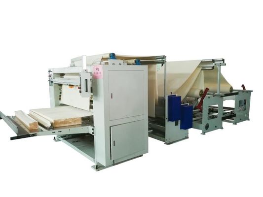 China 7 Line Kitchen Towel Tissue Paper Folding Machine V - Fold Type PLC Control supplier