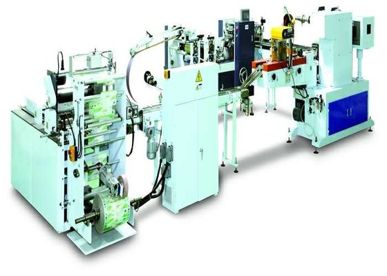 China Mini / Standard Pocket Tissue Production Line With Bundling Packer CE Certification supplier