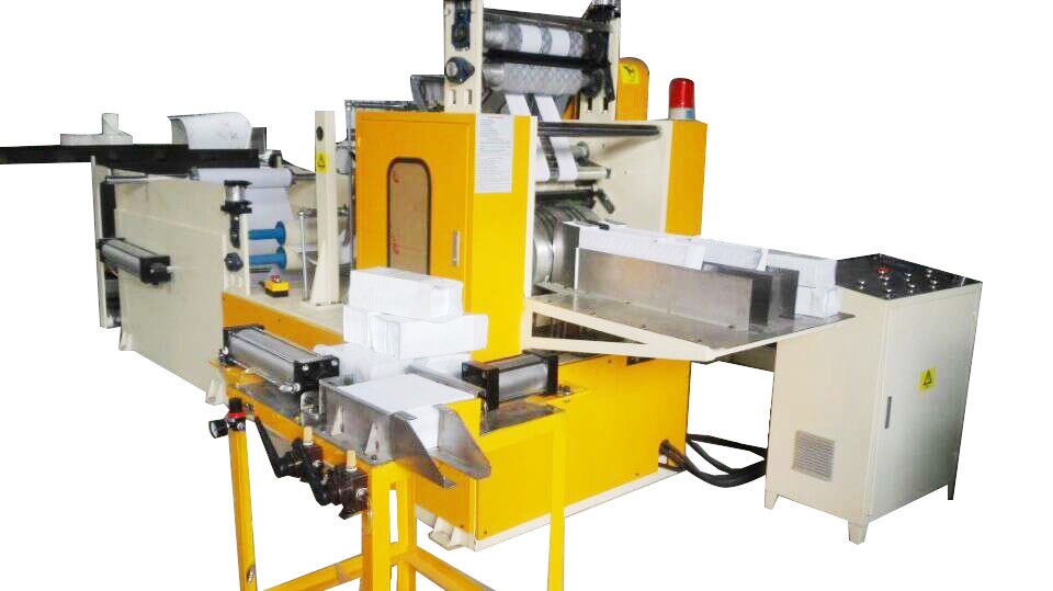 Automatic Counting C-Fold Tissue Production Line Speed 800-1000 Sheets Per Min