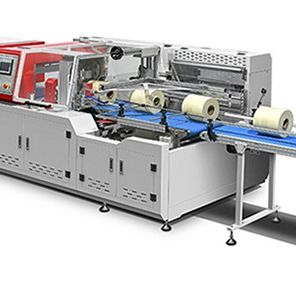 Maxi Rolls Shrink Toilet Roll Packing Machine Reciprocating