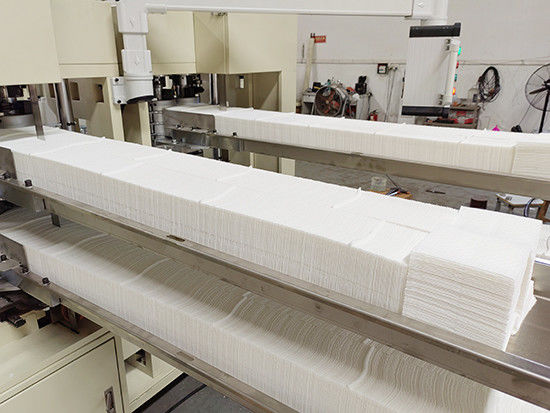 Quarter Fold Table Napkin Paper Napkin Machine High Speed Space Saving