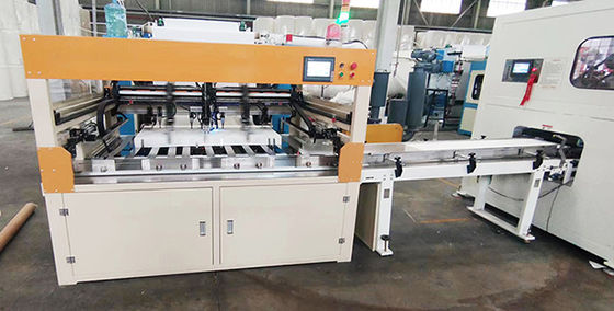 Wall Mounted Tissue Paper logs Transfer and Tissue Paper Cutting Machine