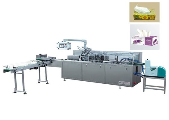 China High Speed  Automatic Box Sealing Machine With PLC And HMI Servo Control factory