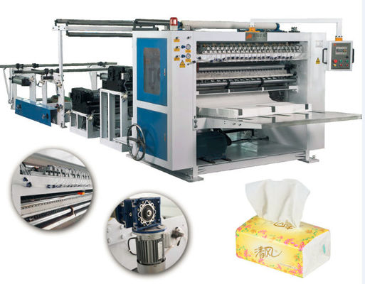 China 6 Line Tissue Paper Making Machine , Embossing Auto Paper Folding Machine factory