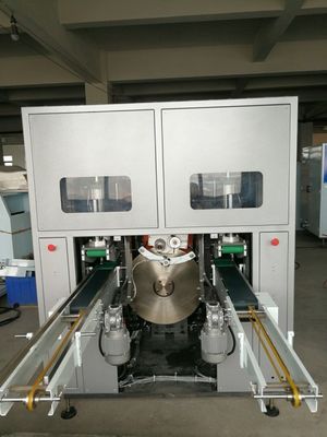 China 2 Lane Non - Woven Paper Roll Cutting Machine Siemens Servo Control factory