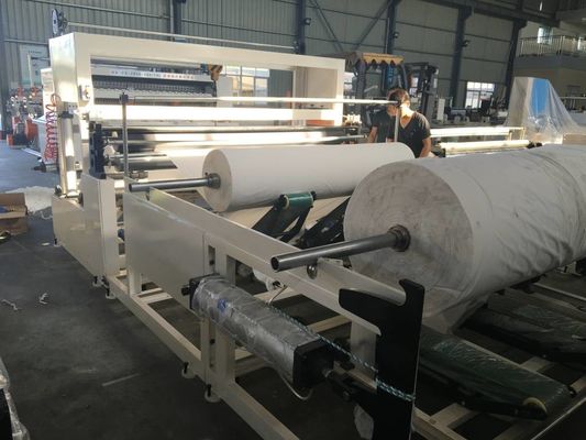China Double Paper Paper Rewinder Machine / Tissue Slitting And Rewinding Machine factory
