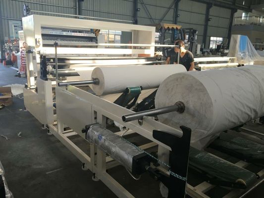 China Napkin Paper Roll Rewinding Machine With Slitting Action Powerful Feature distributor