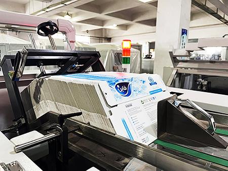 PLC Facial Tissue Box Packing Tissue Paper Automatic Machine 80 Boxes/Min